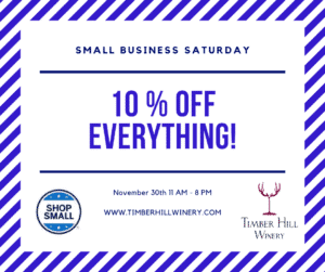 Small business Saturday Sale