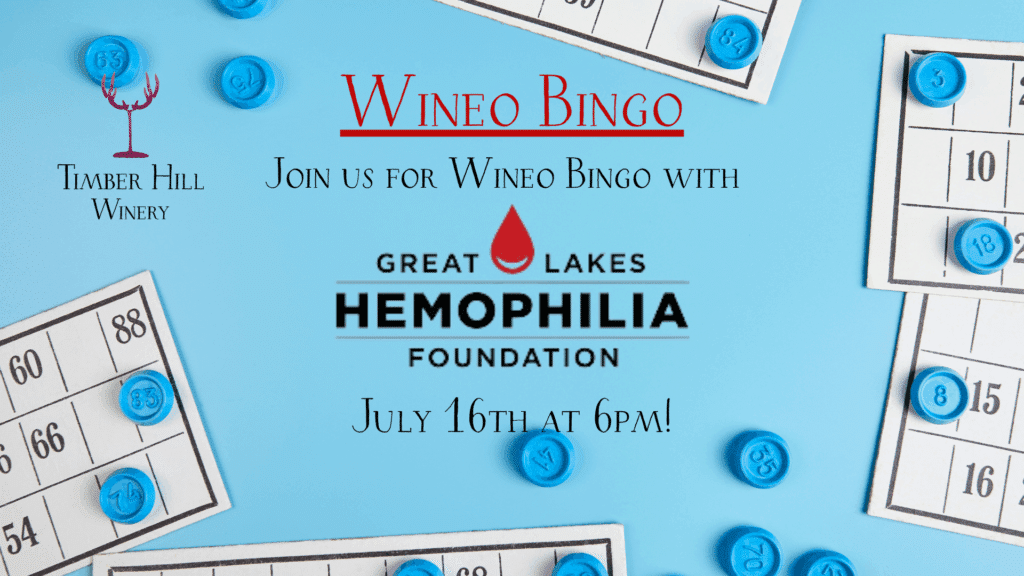 Wineo Bingo with the Great Lakes Hemophelia Foundation