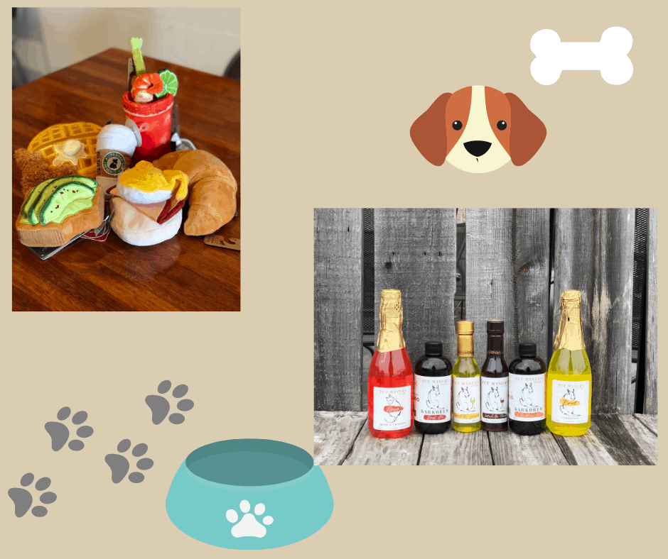 Pet Toys and Wine