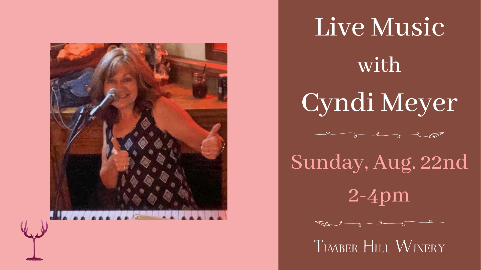 Live Music with Cyndi Meyer at Timber Hill Winery