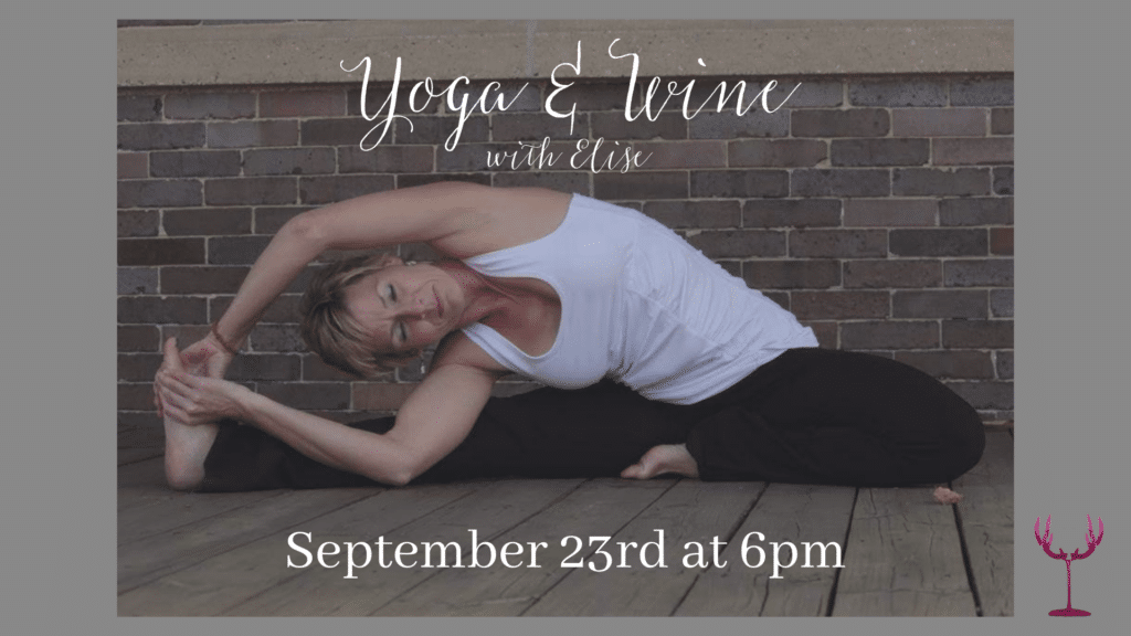 Wine and Yoga with Elise at Timber Hill Winery