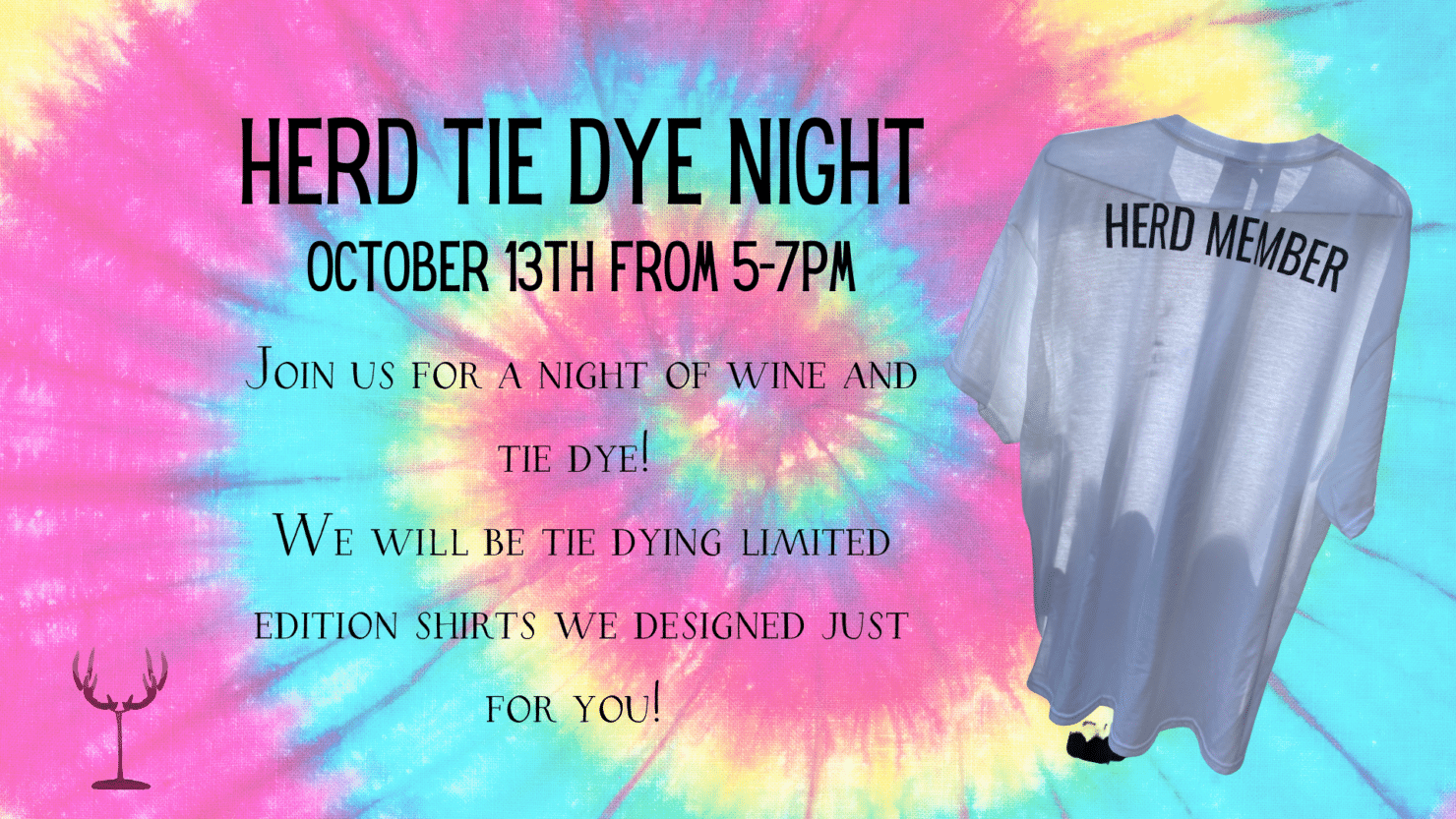 Herd Tie Dye Night at Timber Hill Winery