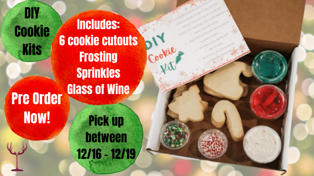 DIY Christmas Cookie Decorating Kits & Wine Voucher