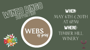 Wineo Bingo Supporting Webs of Grief